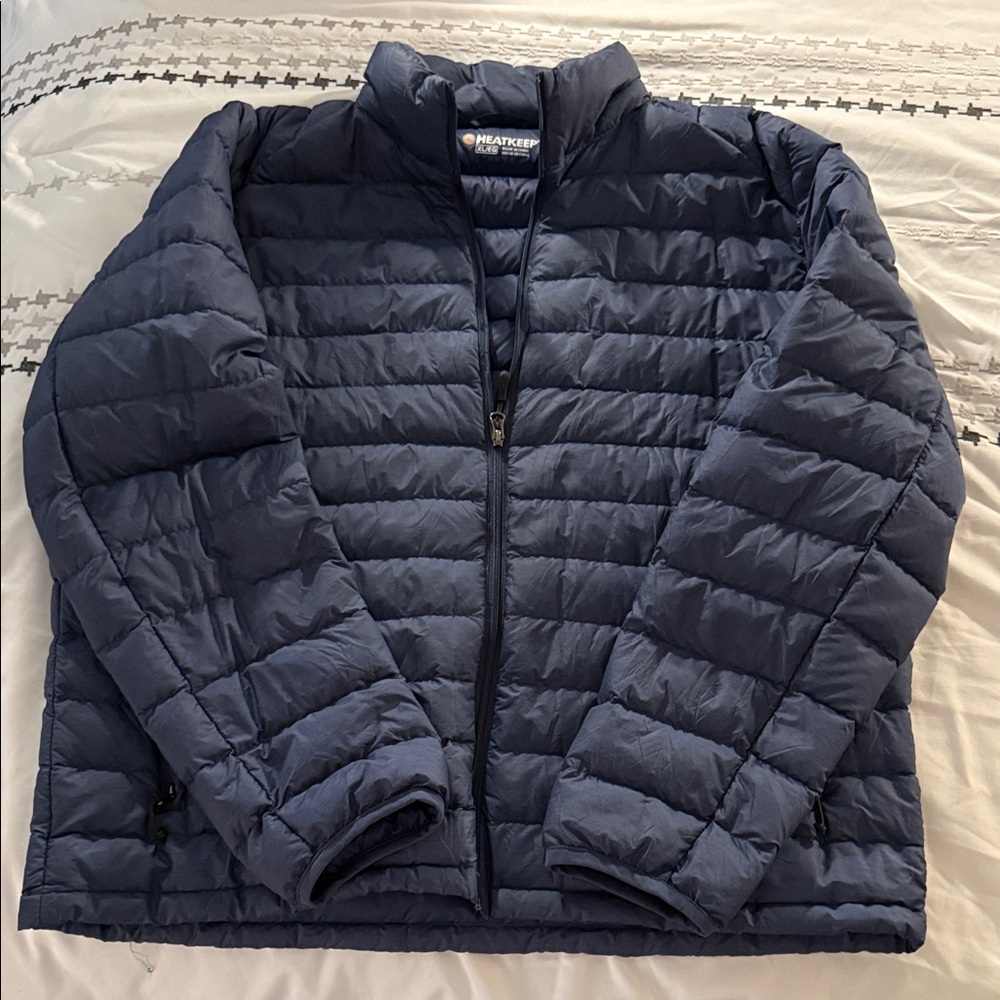Navy Puffer Jacket